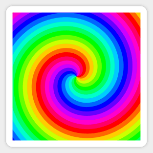 Rainbow Spiral 002 Sticker